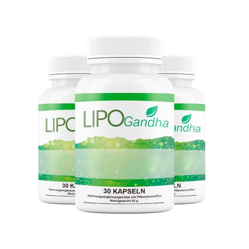 LipoGandha 3 Flaschen Packung — beliebtestes Sparpaket für 3 Monate